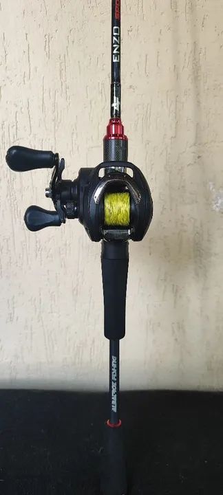 Conjunto vara e carretilha  - Foto 4