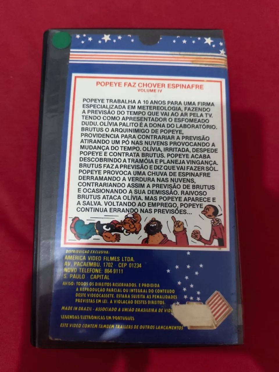 VHS Popeye Faz Chover Espinafre - Foto 2