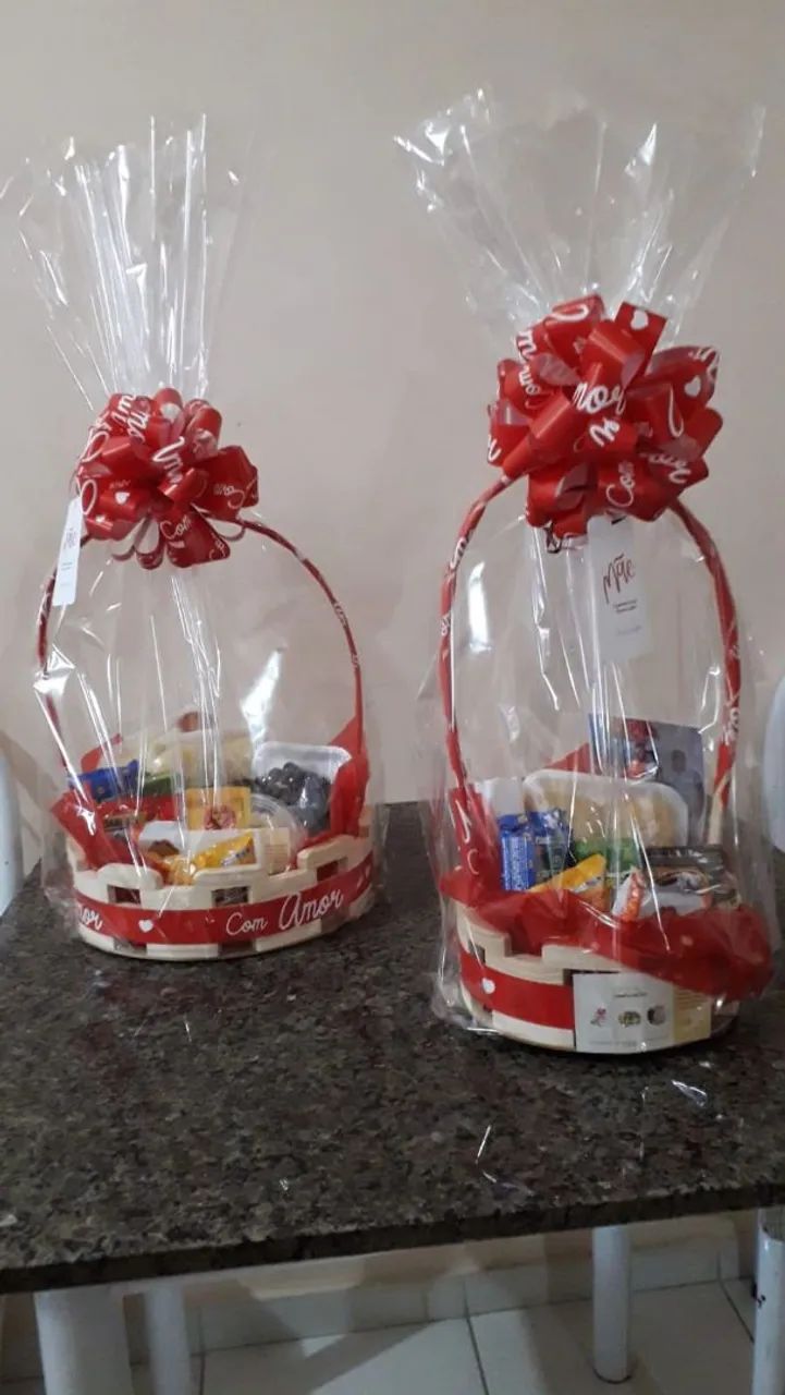 Cestas de café da manhã para presente