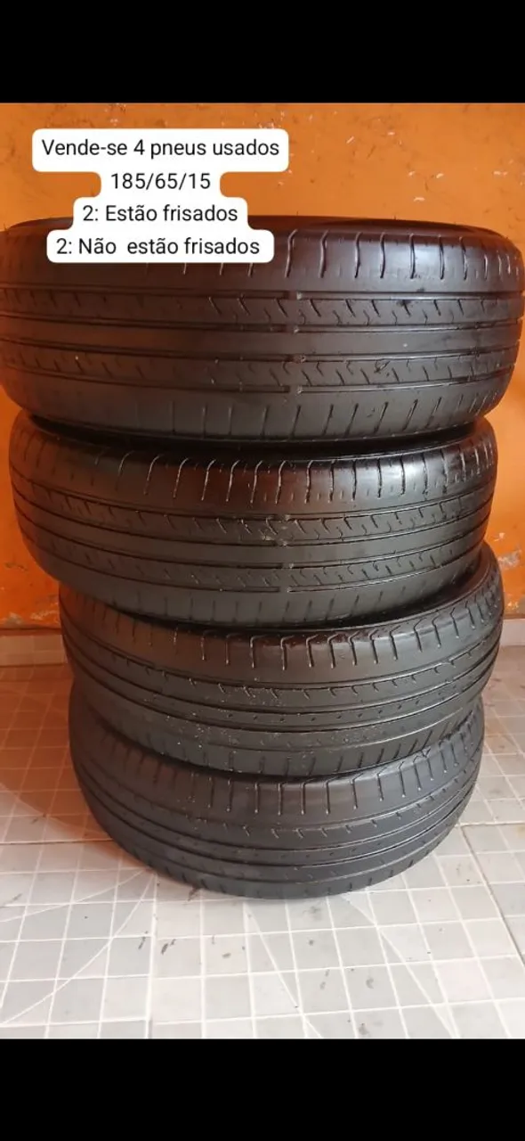 4 Pneus Usados 185/65/15