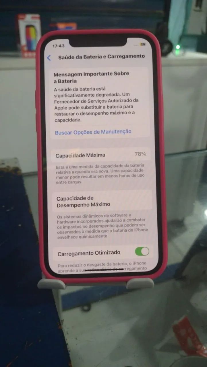iPhone 12 64gb novinho bateria ?78%,capa , película,carregador  - Foto 3