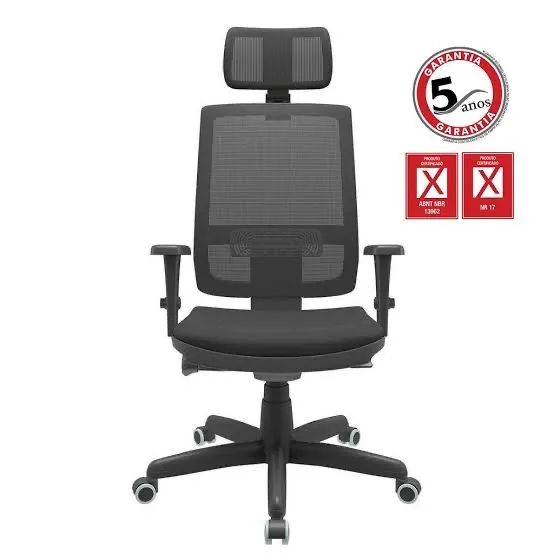 Cadeira Presidente brizza Back System Plaxmetal  - Foto 2