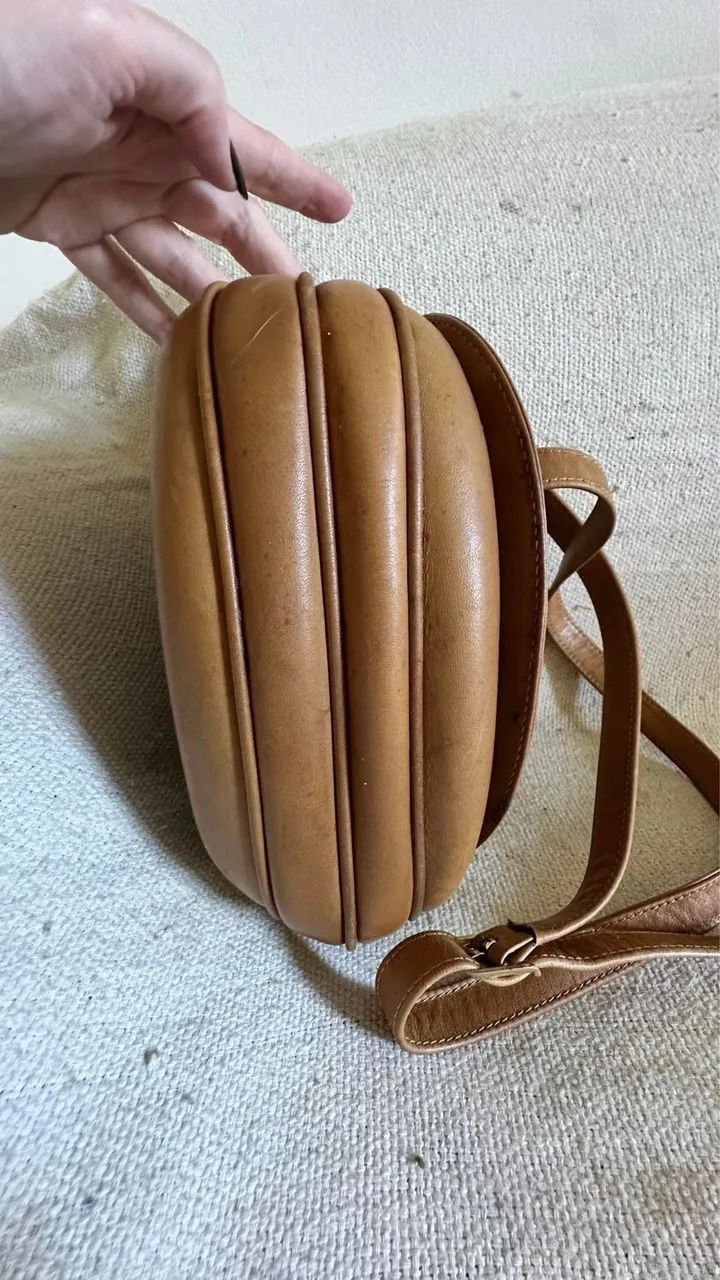Bolsa Gucci tiracolo couro e tecido GG 100% original  - Foto 4