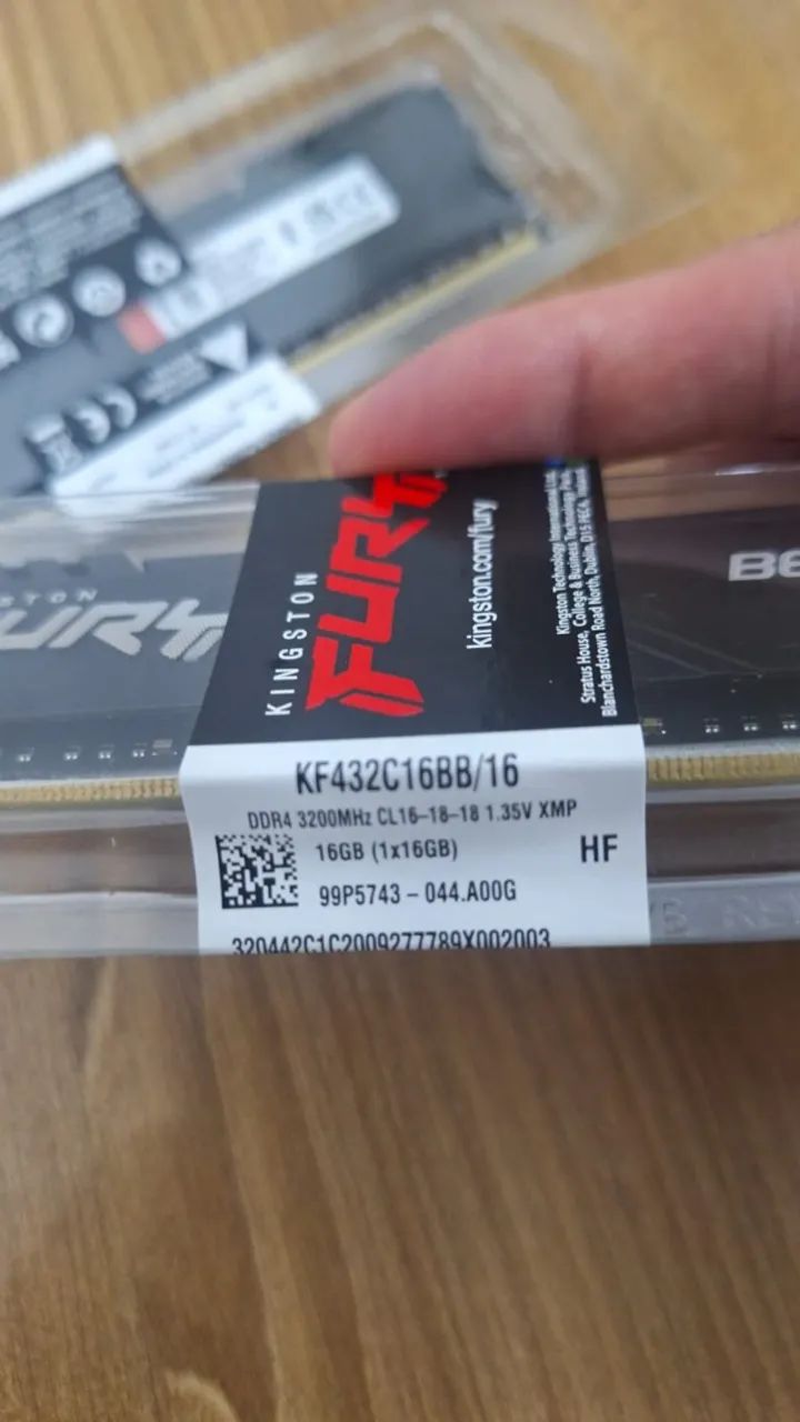 Kingston Fury Beast 2x16gb (32gb) 3200mhz DDR4 CL16 - Foto 3
