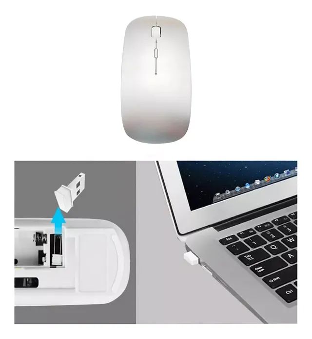 Kit Teclado E Mouse Sem Fio Agold Tcd-02 Abnt2 - Foto 4
