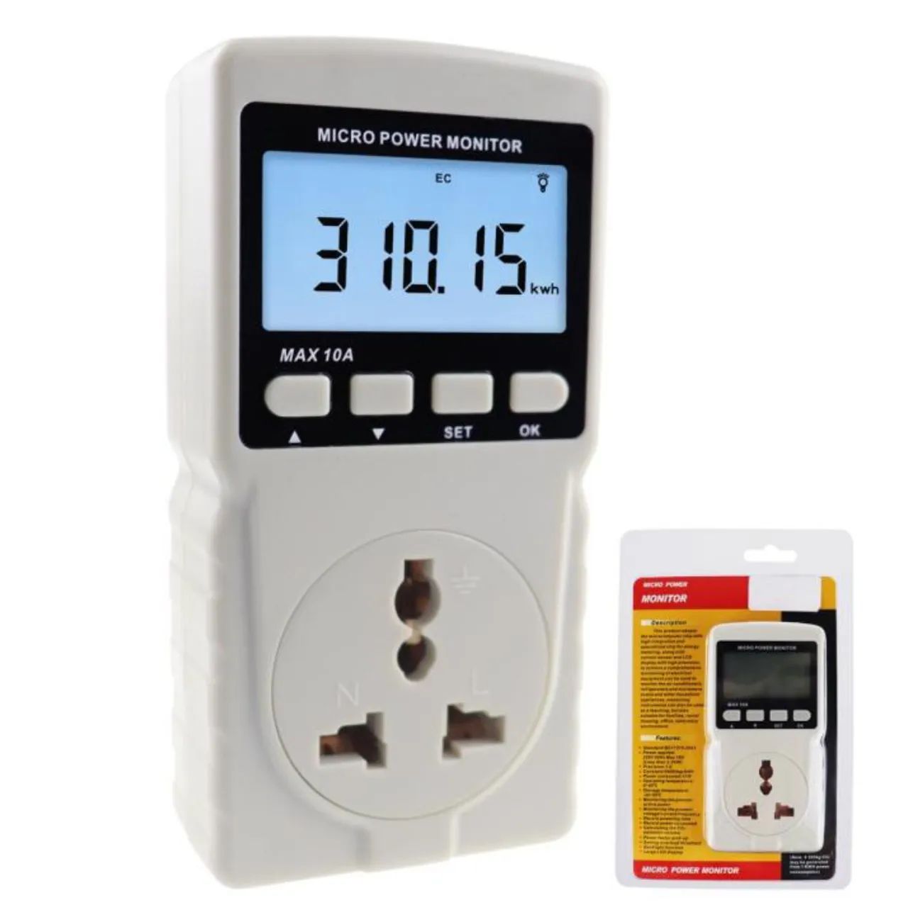 Medidor de Consumo de Energia - Micro Power Monitor