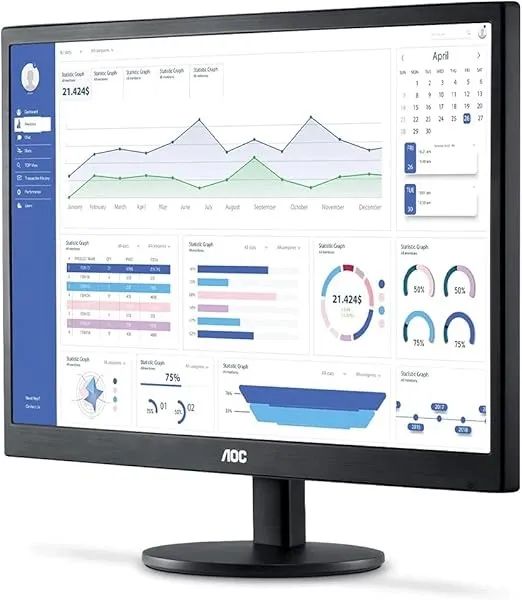 Monitor AOC 23,6" LED M2470SWH2 (HDMI/VGA/VESA FHD ZERO  - Foto 3