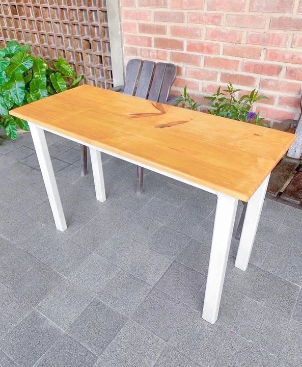 Mesa de madeira maciça - Foto 2