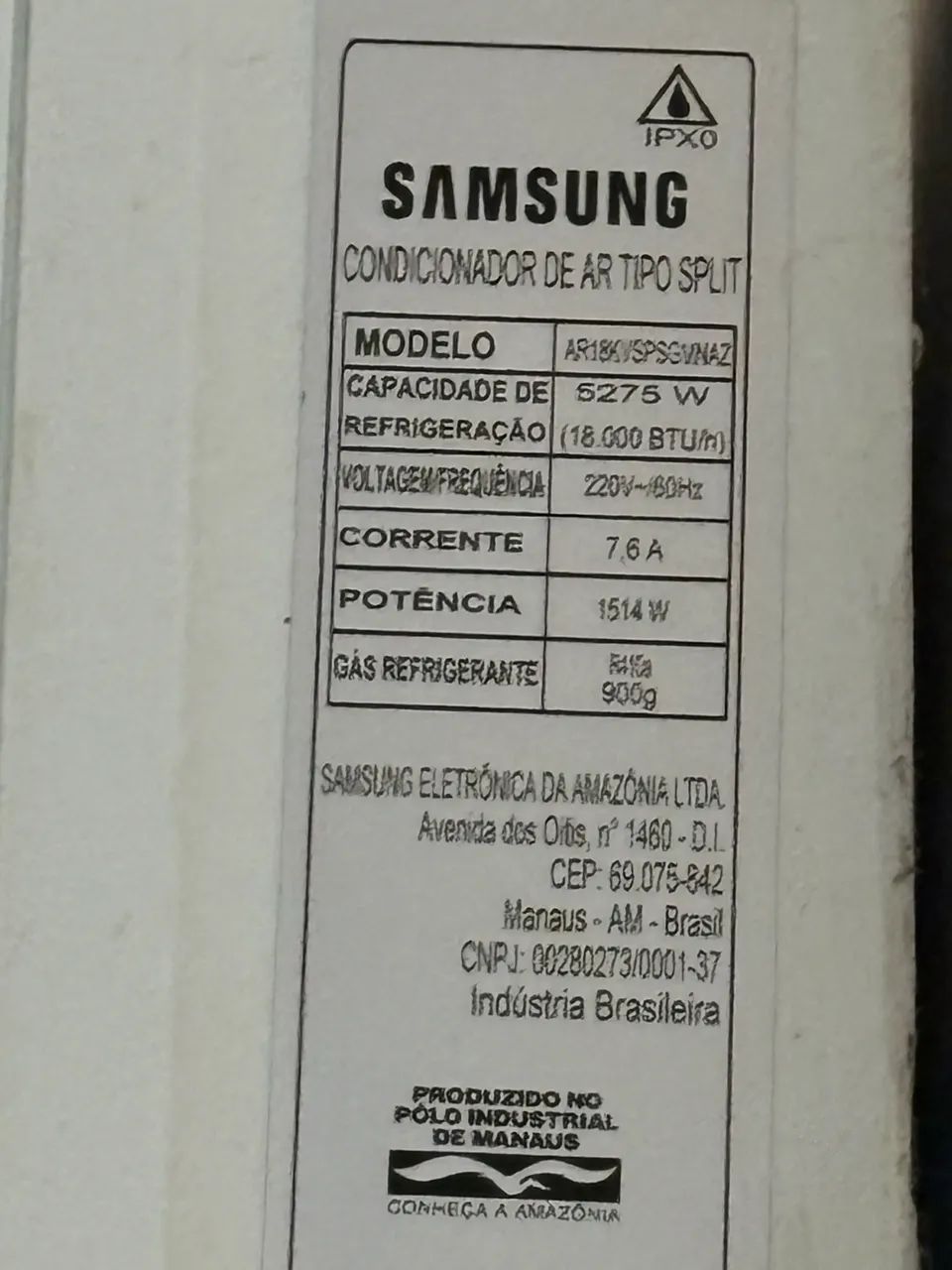 Ar condicionado Samsung usado 18mil btu  - Foto 3