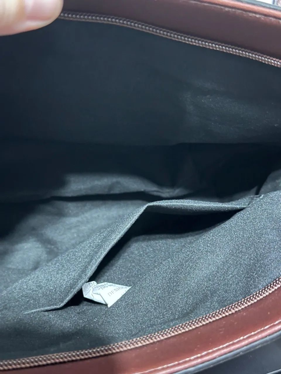 Bolsa de Ombro Marrom Café Elegante com Necessaire - Foto 5