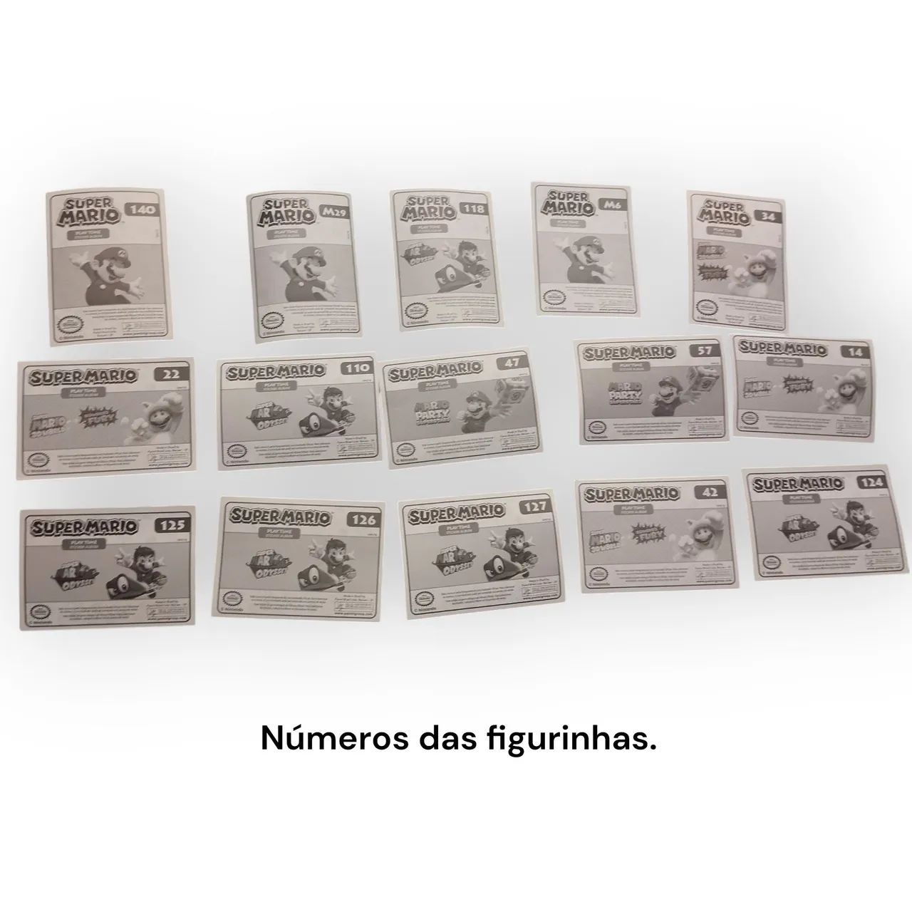 Lote de figurinhas adesivas do SUPER MARIO! - Foto 2