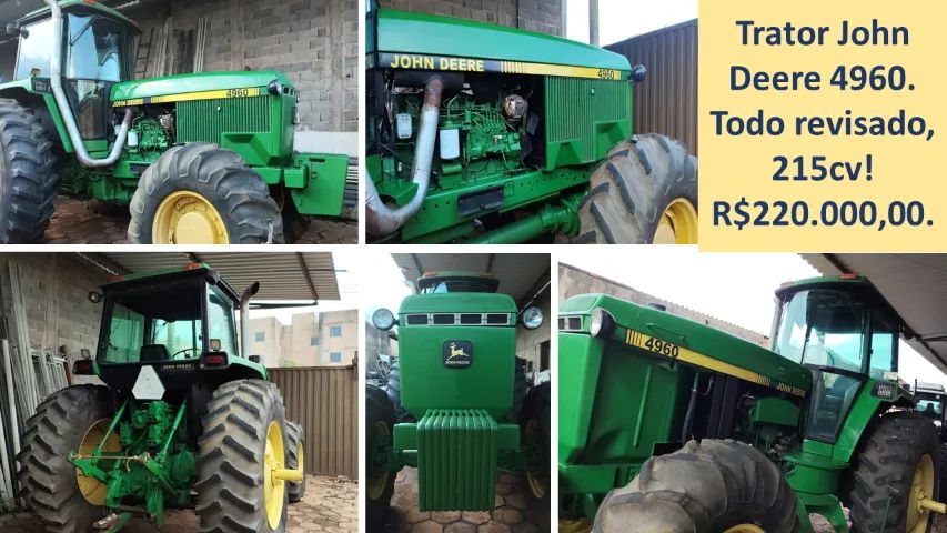 Trator John Deere 4960 - Foto 6