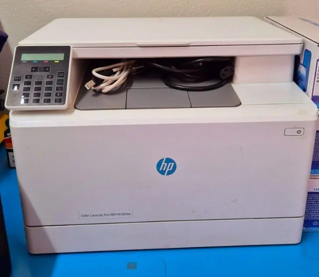 Impressora Multifuncional Cor Hp Laserjet Pro M182nw 220v - Foto 3