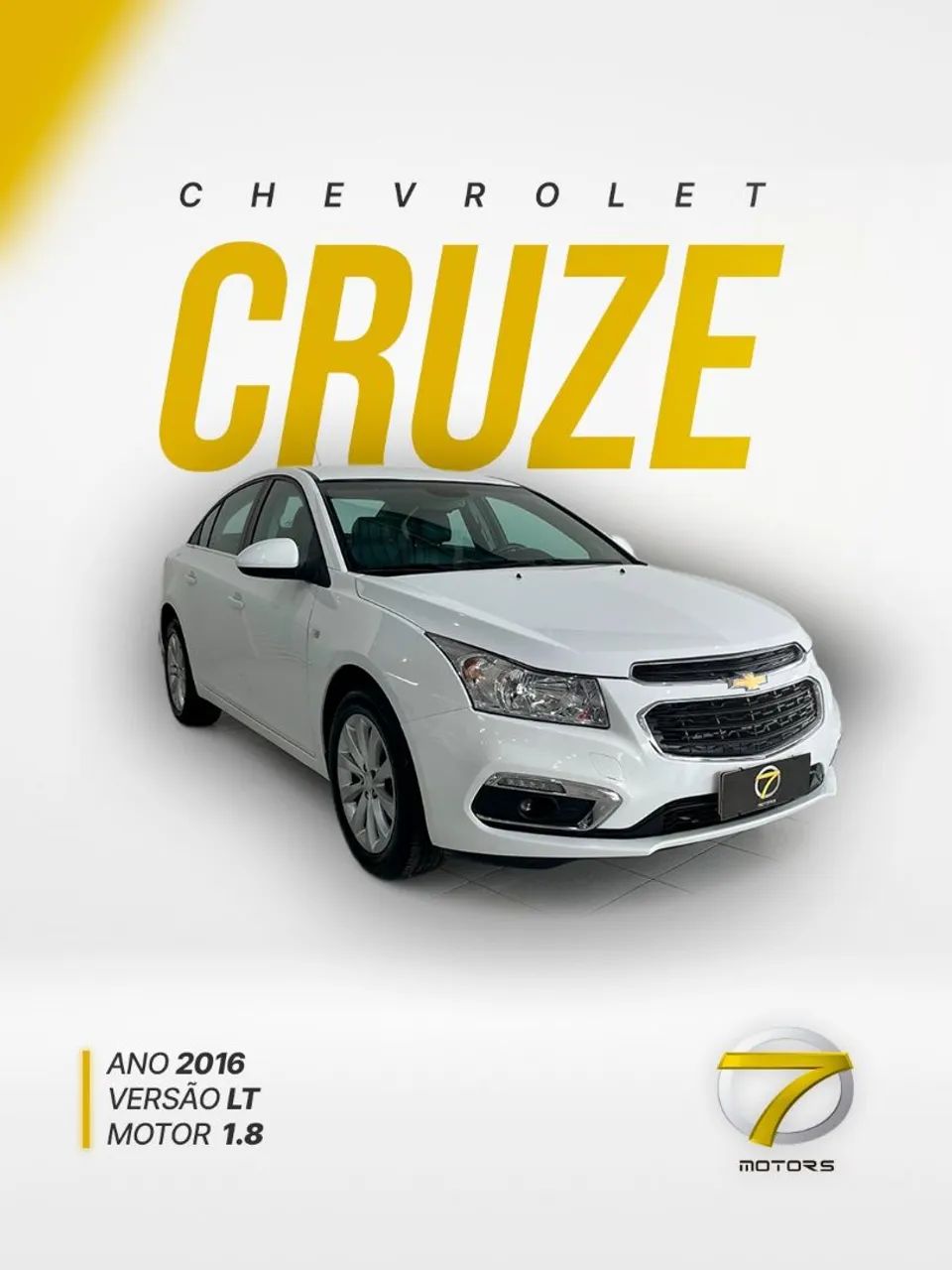 Chevrolet Cruze CRUZE LT 1.8 16V FlexPower 4p Aut. 2016