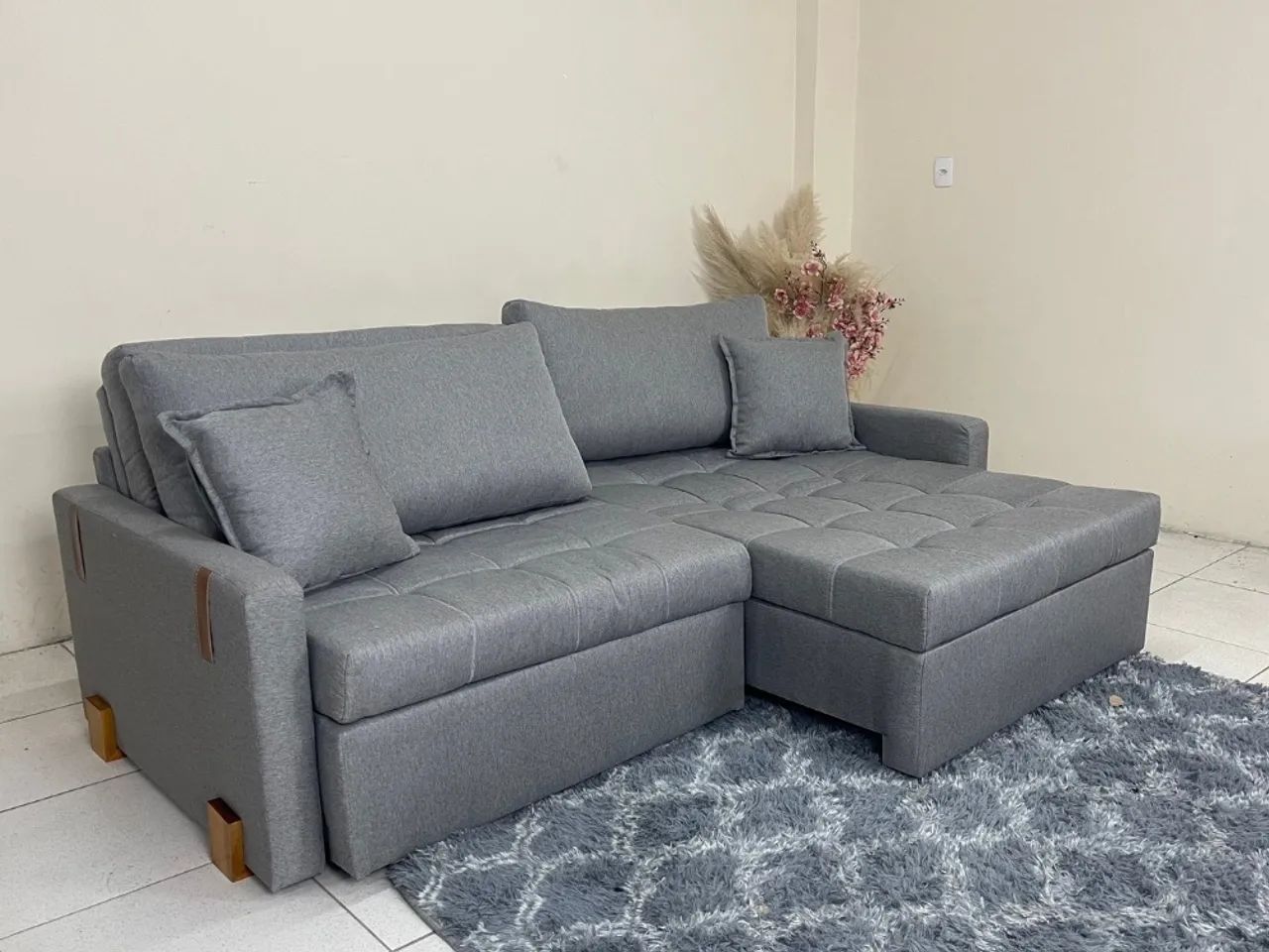 Sofá Cama/Retrátil Belém 2,20m Pillow Top l54