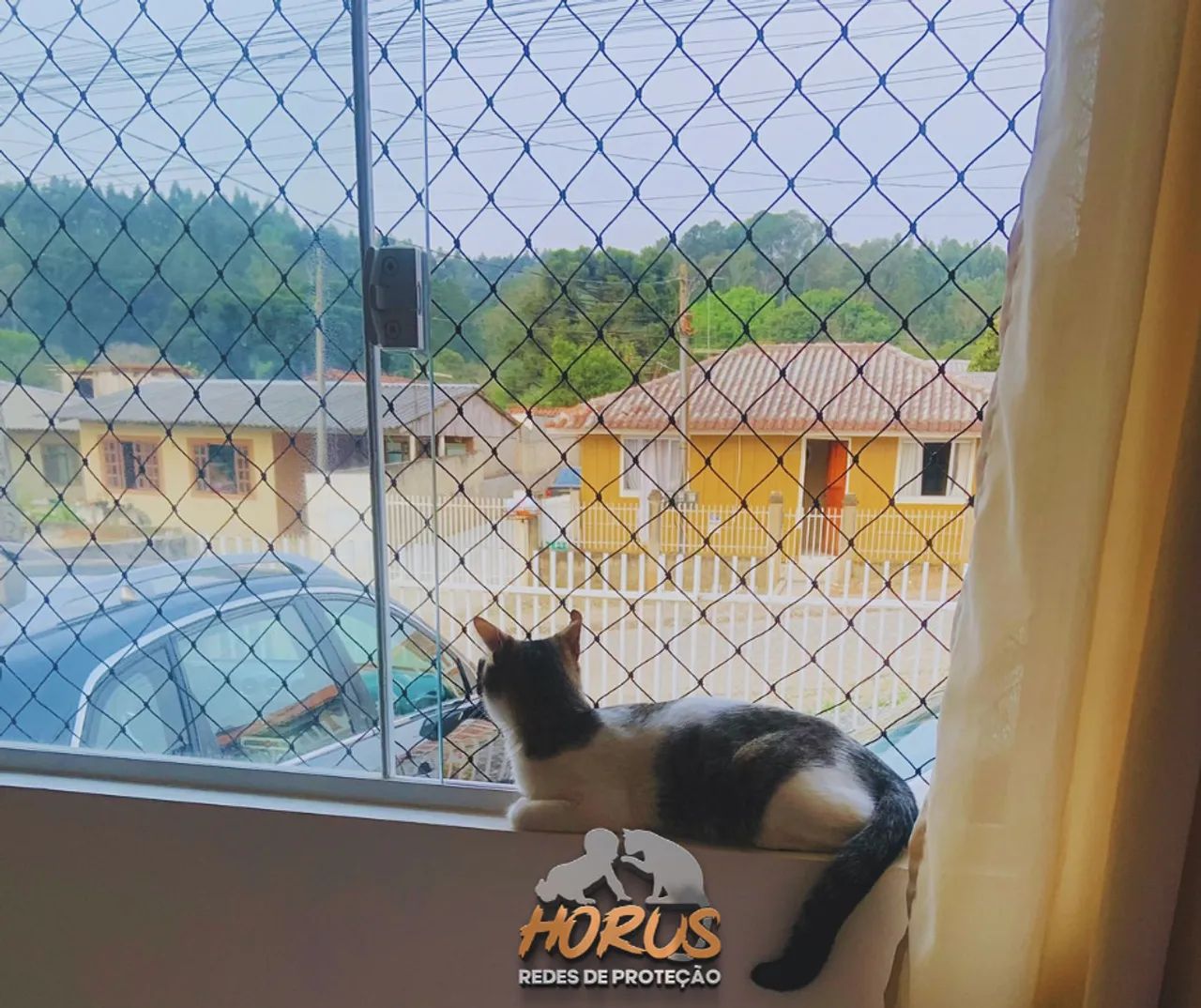 Redes de proteção para gatos e crianças 
