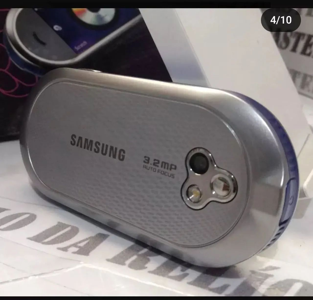 Samsung M7600 BEAT DJ MIXAGEM RELIQUIA celular antigo na caixa  - Foto 6