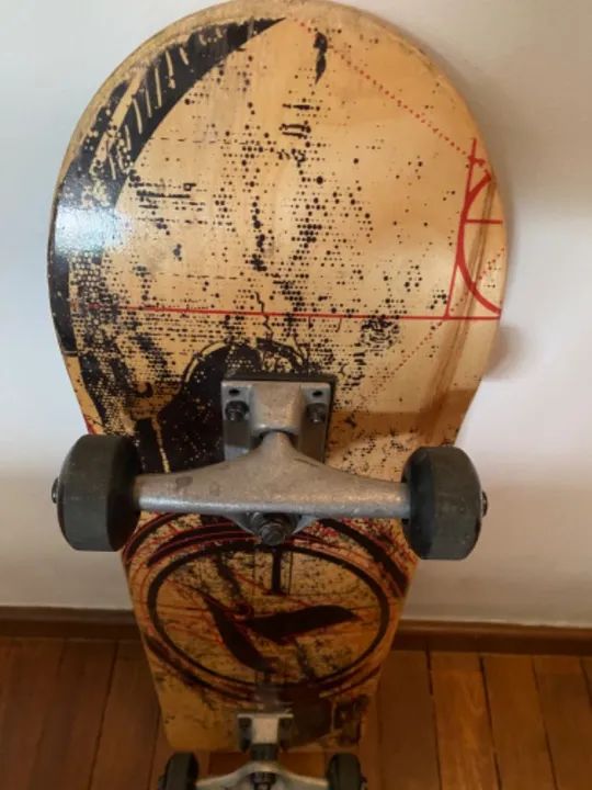 skate street da tracker, montado, semi usado  - Foto 3