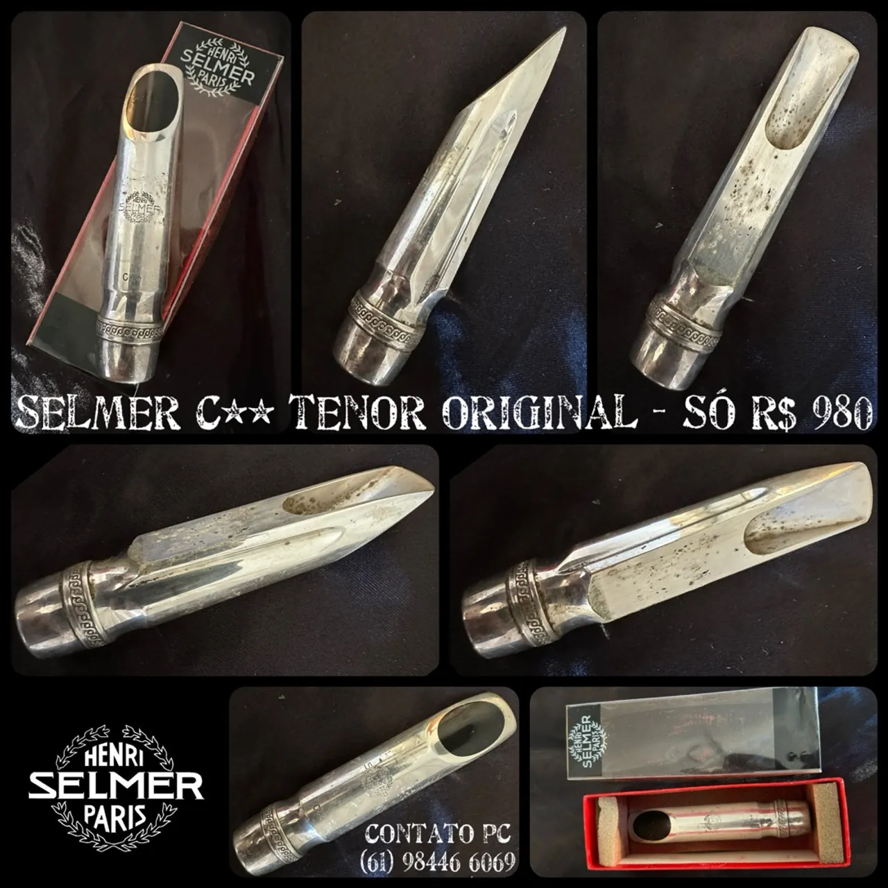 Boquilha para Sax Tenor Selmer Soloist Metal C** ?Vintage?