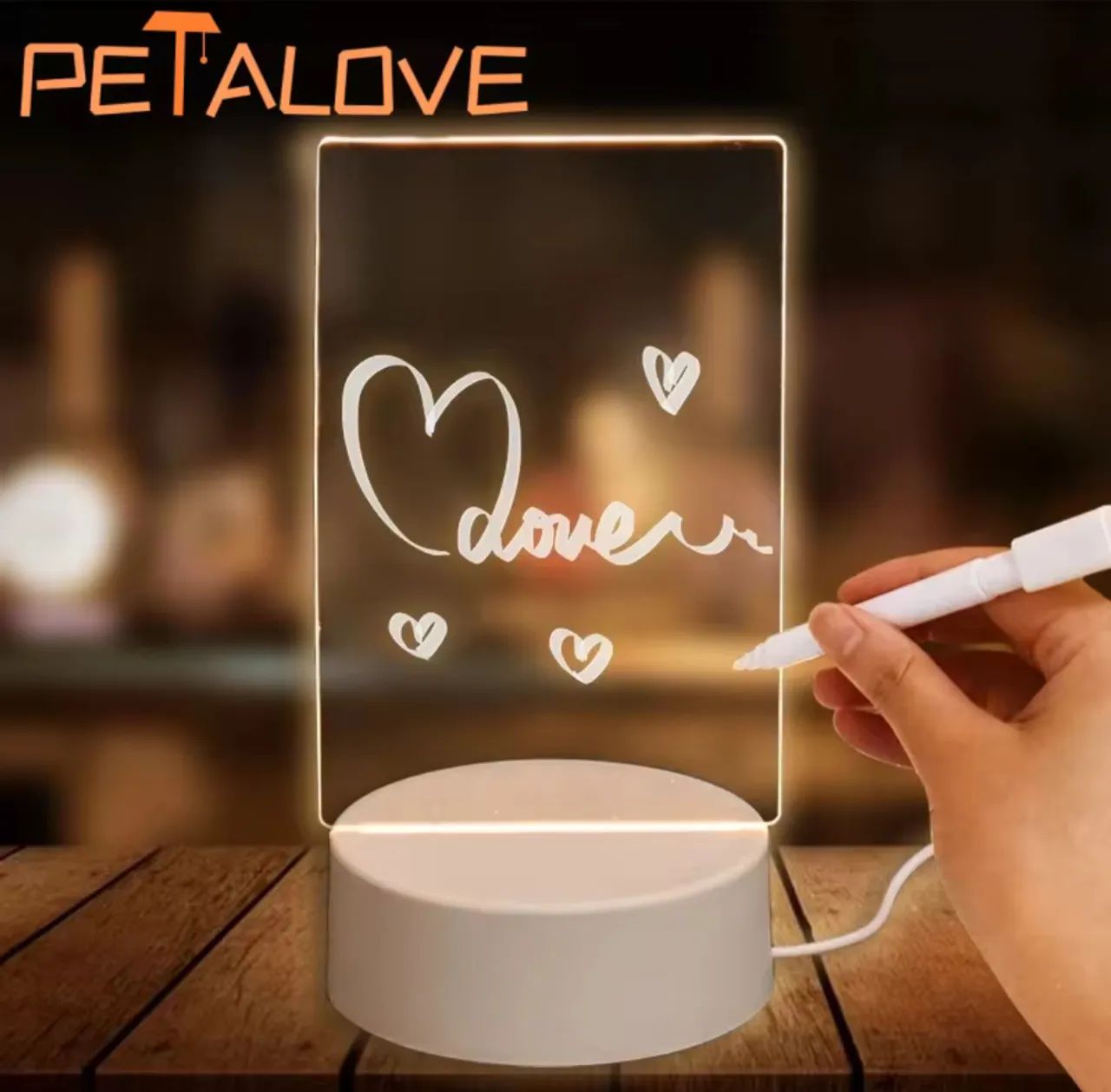Quadro Luminoso LED: Escreva e Apague Fácil! - Foto 3