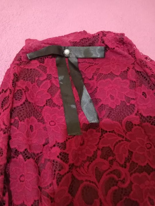 Cropped vinho de manga longa - Foto 3