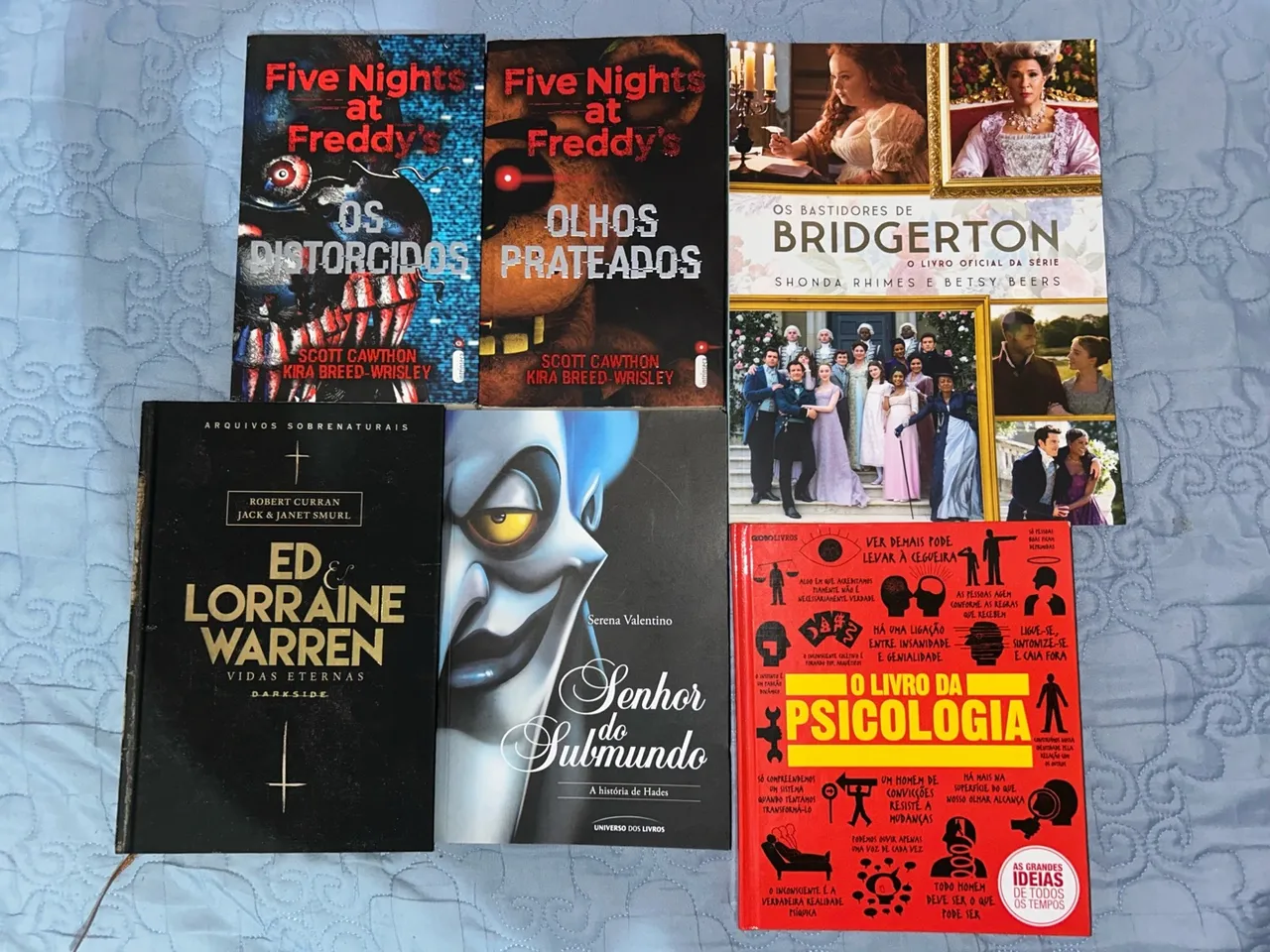 Livros Variados em Ótimo Estado - FNAF, Bridgerton, Warren e mais!