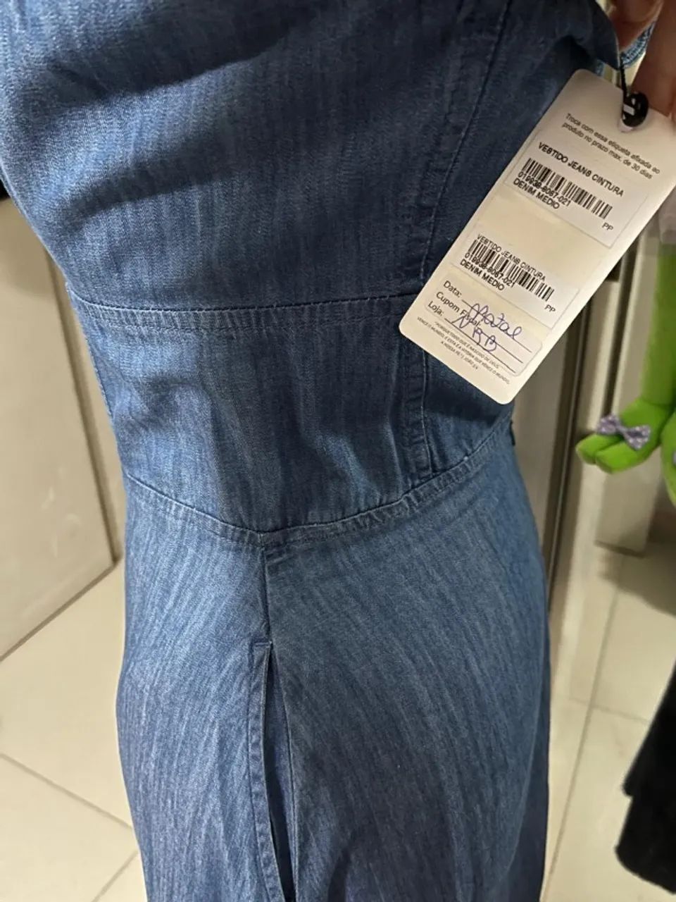 Vestido jeans - PP - Zinzane - Foto 2