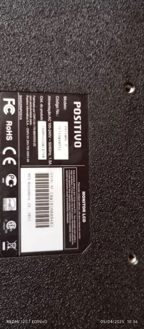 Monitor Positivo LCD 15.6 polegadas - Foto 4