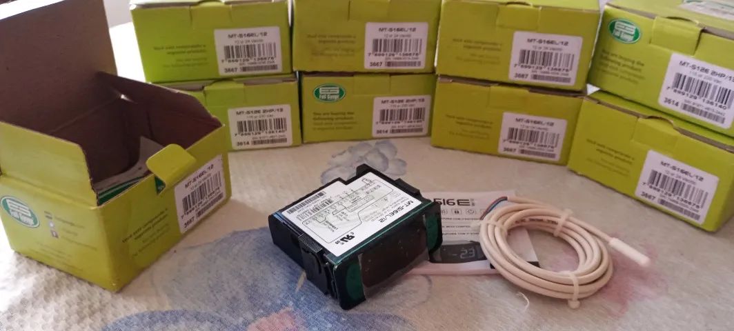 Controlador De Temperatura Mt 516e L 12v 24v Full Gauge - Foto 3