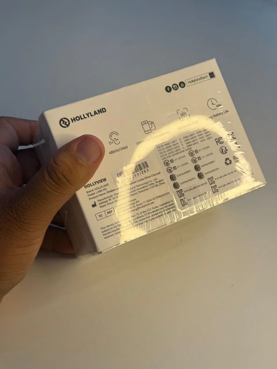 Microfone Lark M2 | Hollyland | combo | lacrado - Foto 4