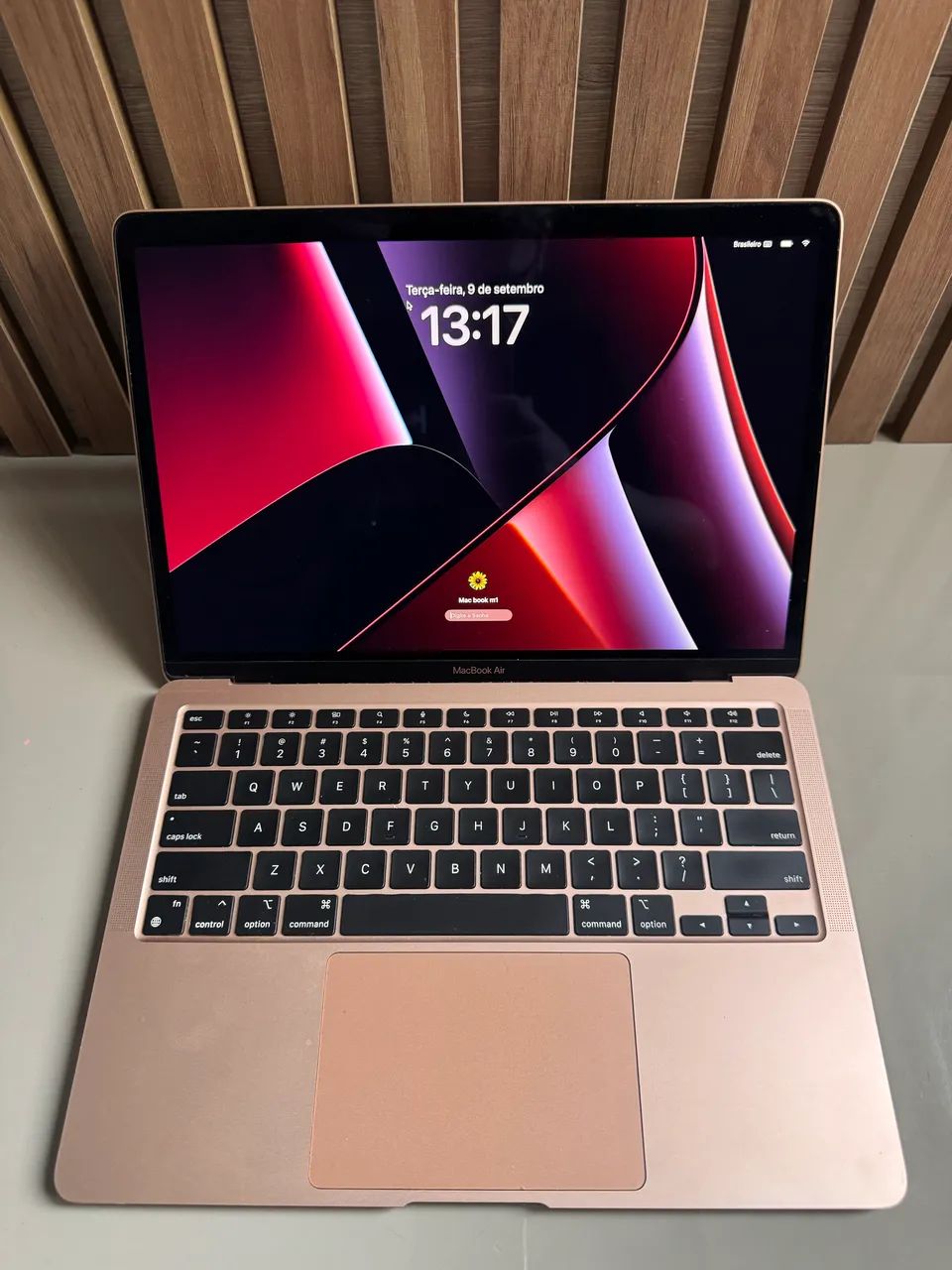 Macbook Air M1, Rose Gold com 3 meses de garantia - Em até 12x sem
