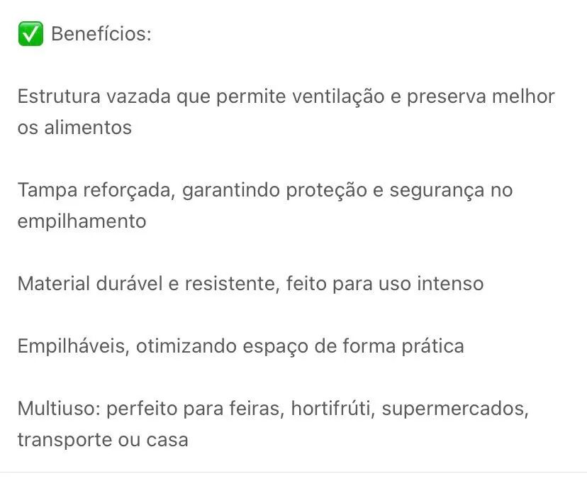 Caixas Plásticas Pretas Vazadas com Tampa - Empilháveis, Resistentes e Multiuso - Foto 4