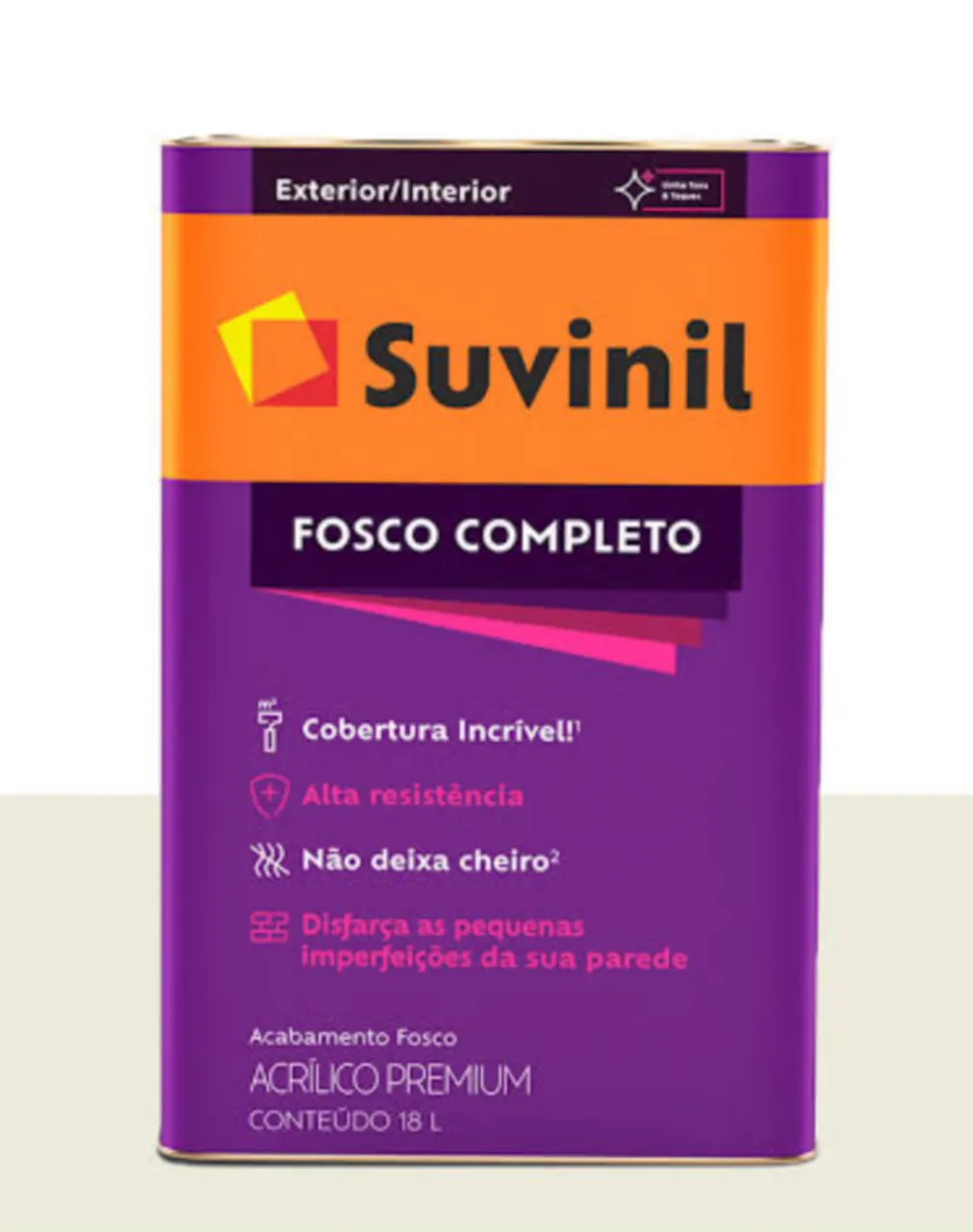 10 Latas de tintas Suvinil 18 L