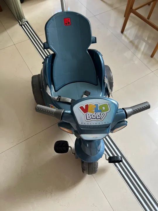 Triciclo Velobaby Pedal Azul Bandeirante