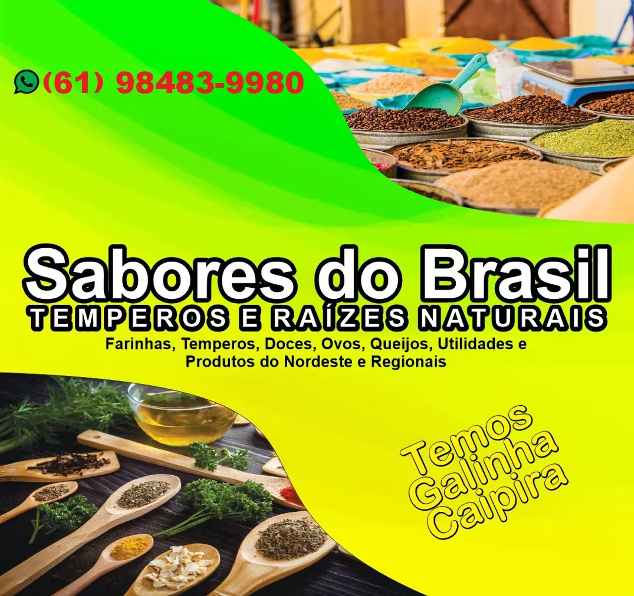 Vendo loja completa de produtos naturais e nordestinos