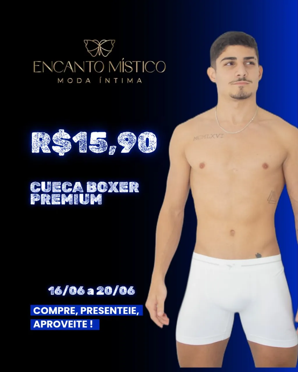PROMOÇÃO DE CUECAS DE TODOS MODELOS - Conforto e Qualidade