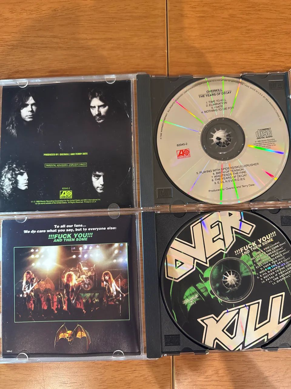 CDs OVERKILL USADOS EM EXCELENTE ESTADO DE CONSERVAÇÃO BITENCOM - Foto 3