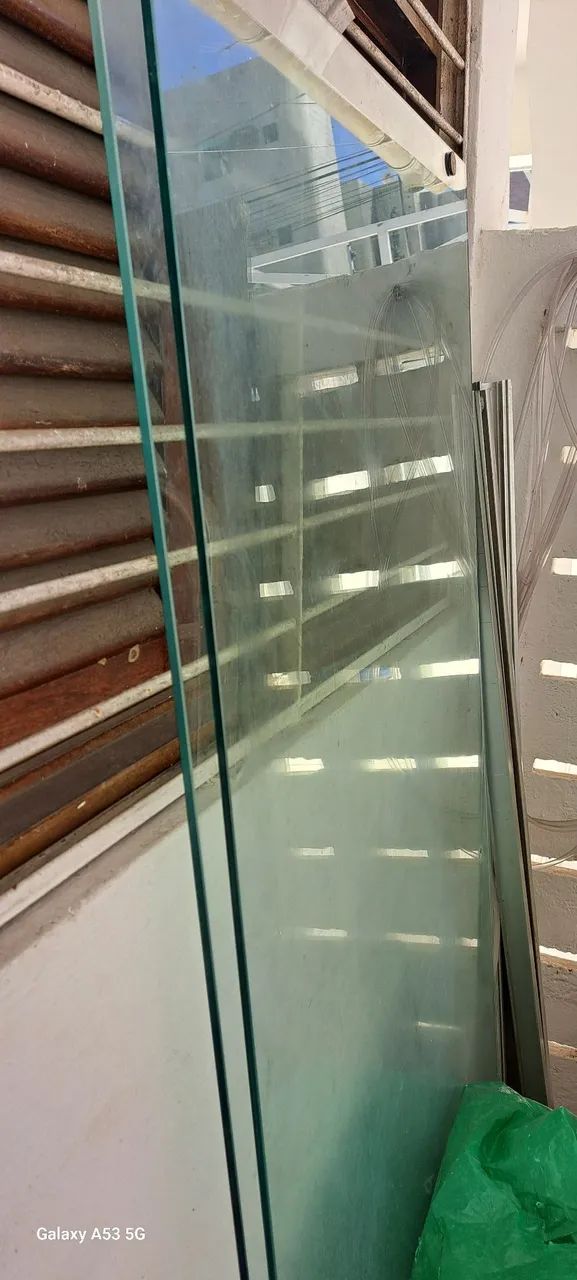 Vidro temperado para banheiro