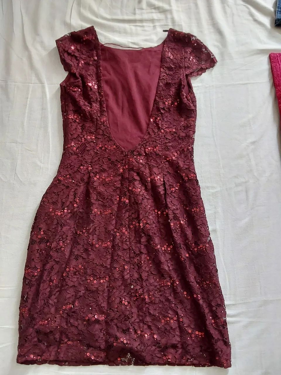 Vestido cor de vinho para festa  - Foto 2