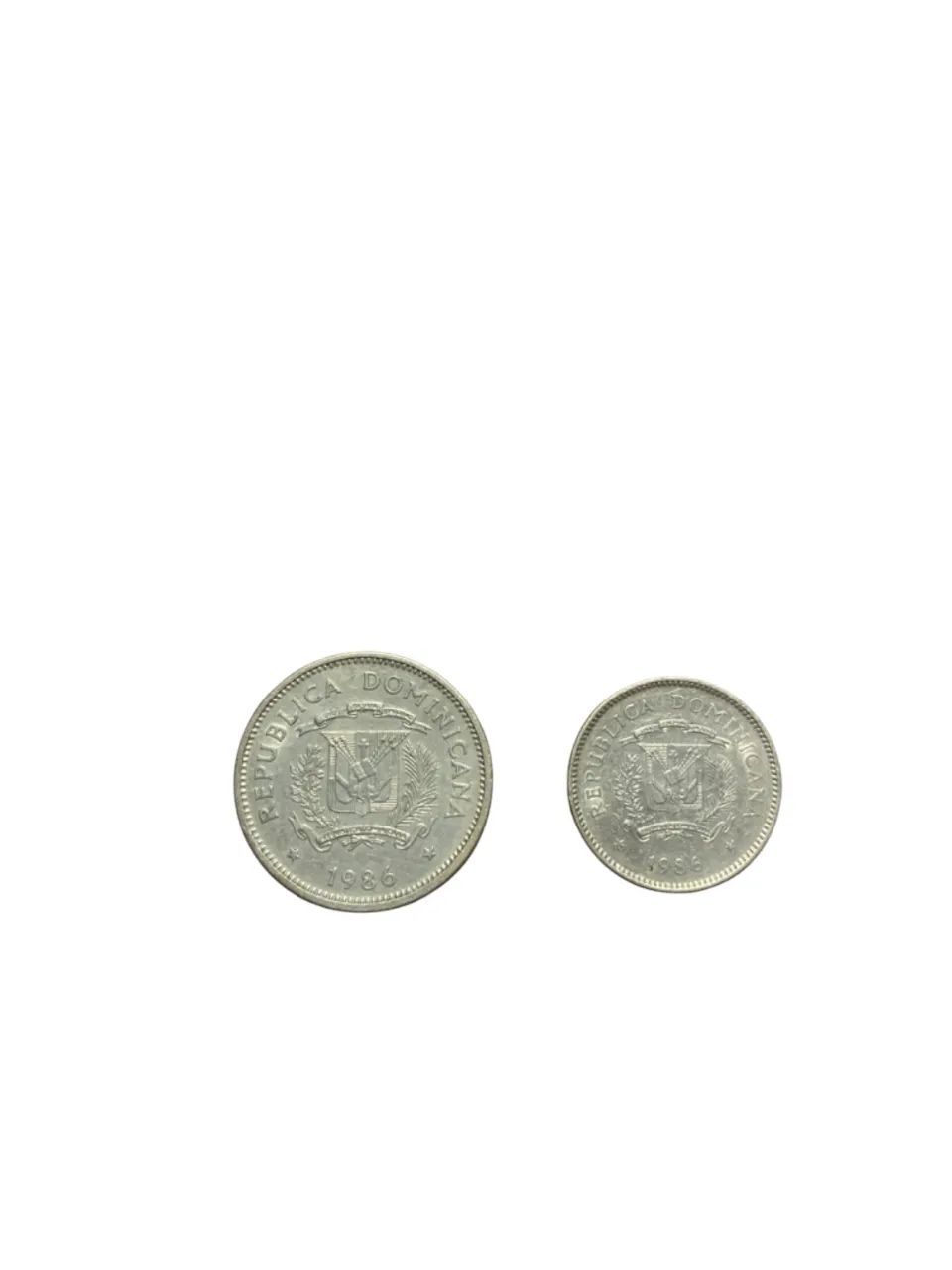 Coleção de Moedas e uma Cédula de "Peso Oro" da República Dominicana - Foto 5