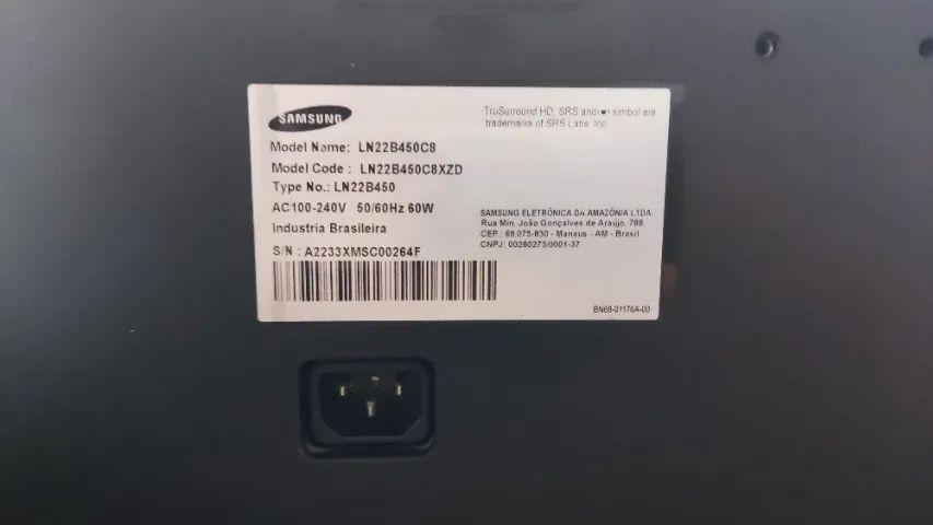 Monitor TV Samsung LN22B450C8 (LEIA O ANÚNCIO) - Foto 3