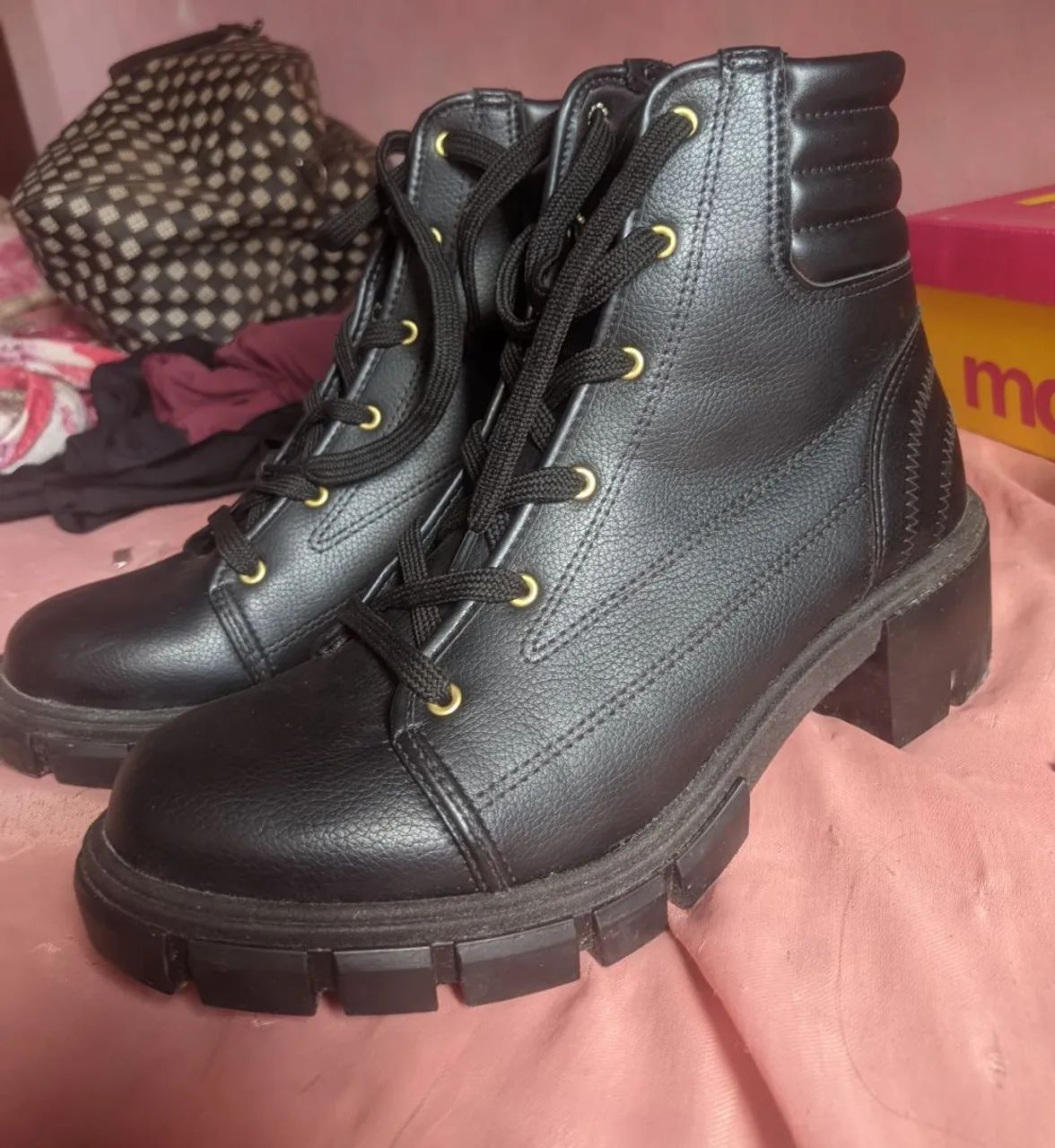Couro Feminina Bota Feminina Olx Bota Feminina Botas Olx Coturno