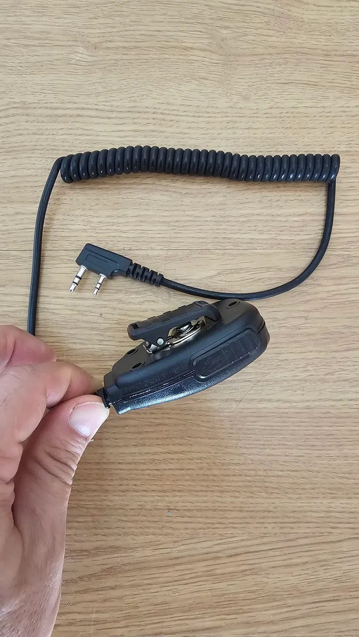 Kit mini microfone PTT Mike + fone de ouvido para Baofeng - Foto 3