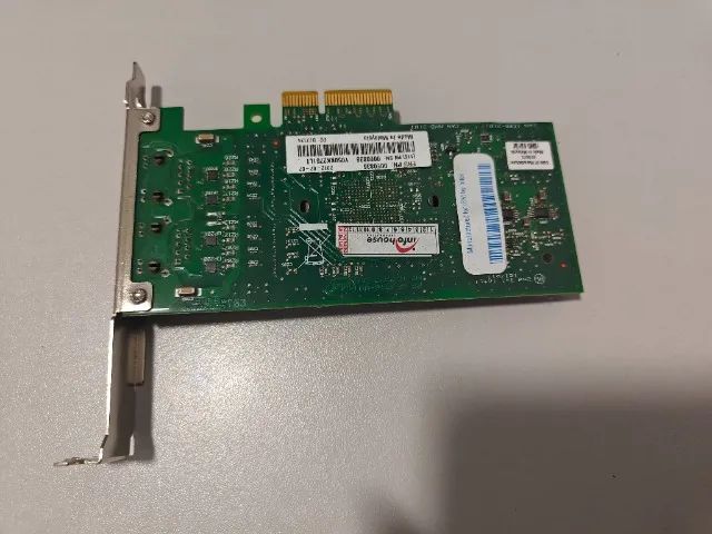Placa Rede Ibm 00e0836 Pcie 1gb 2 Portas Rj45 - Foto 4