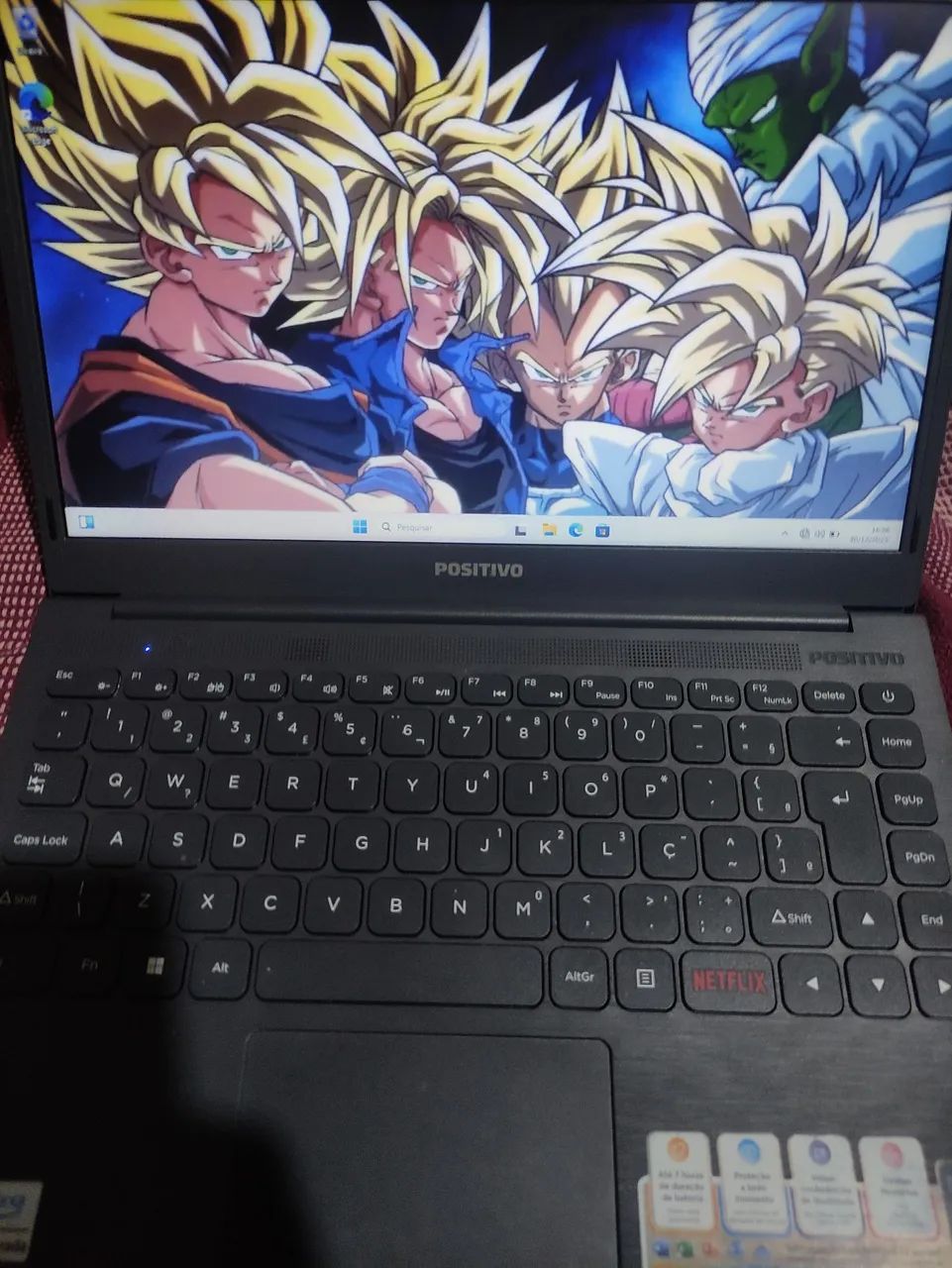 Notebook positivo 1 mês de uso...