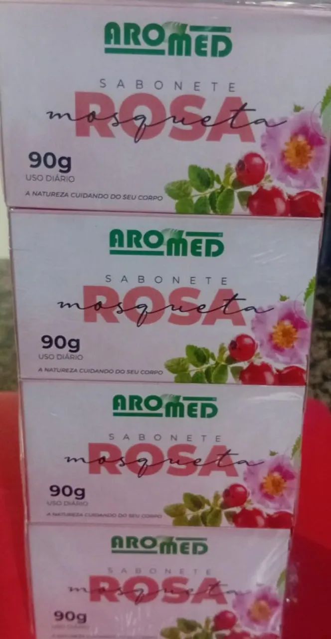 Sabonete Rosa Mosqueta Aromed 90g