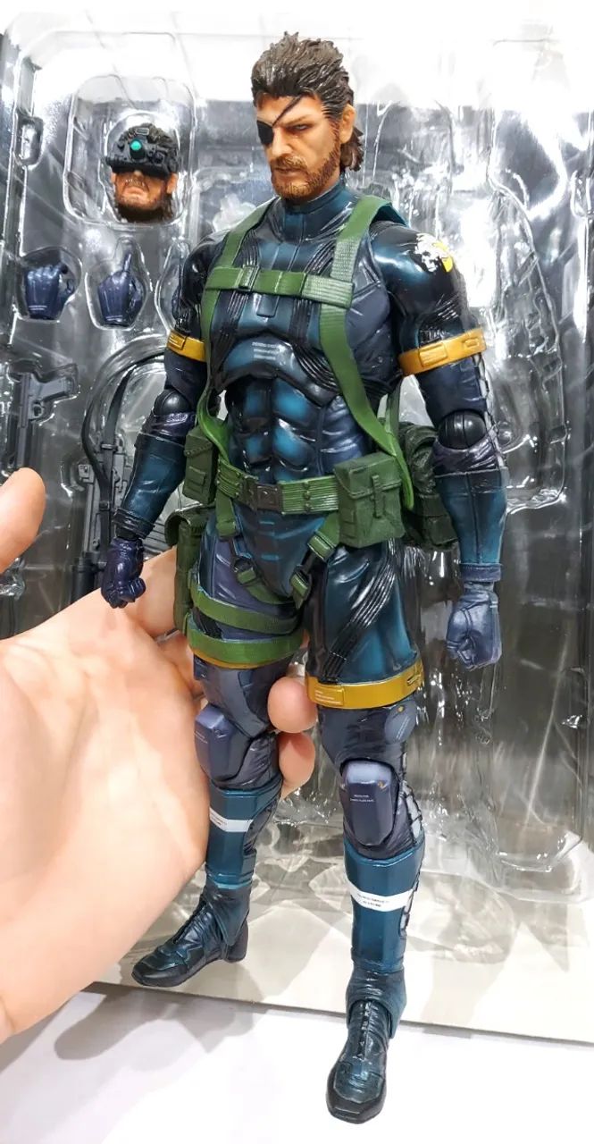 L GEAR SOLID V GROUND ZEROESフィギュア Snake Metal Gear Solid V Ground Zeroes Play Arts Kai Original