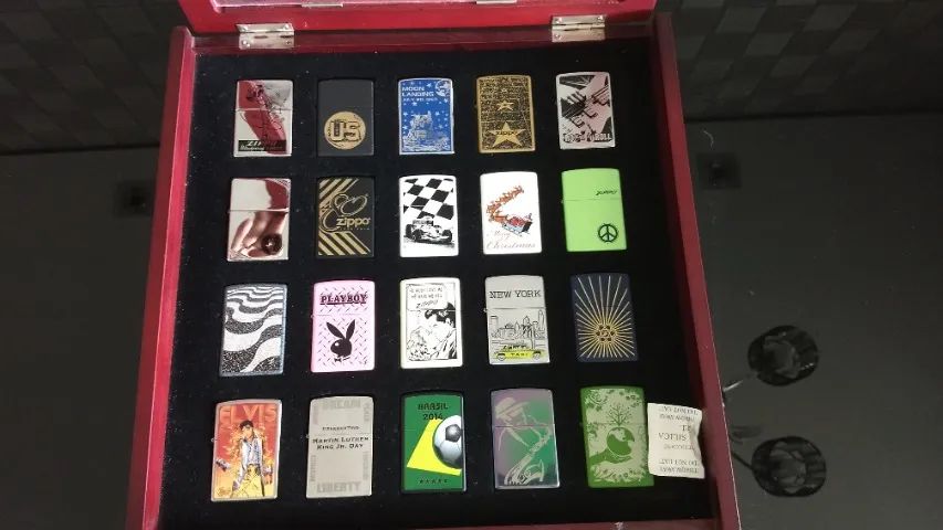 Caixa de Coleção Zippo com 60 isqueiros Nunca utilizados - Foto 2