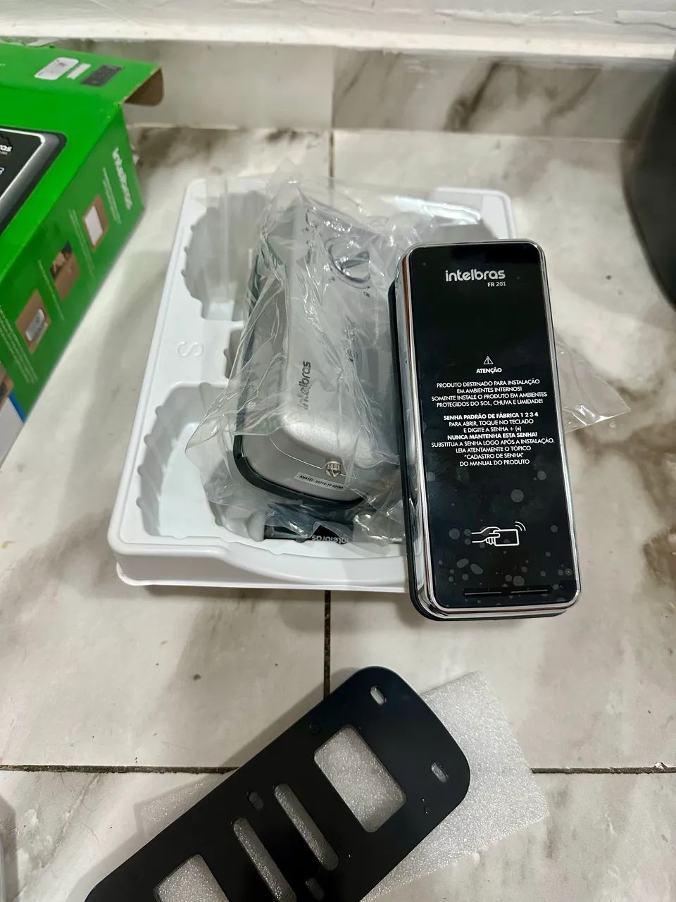 Fechadura Digital De Sobrepor Fr201 Preto Intelbras - Foto 4