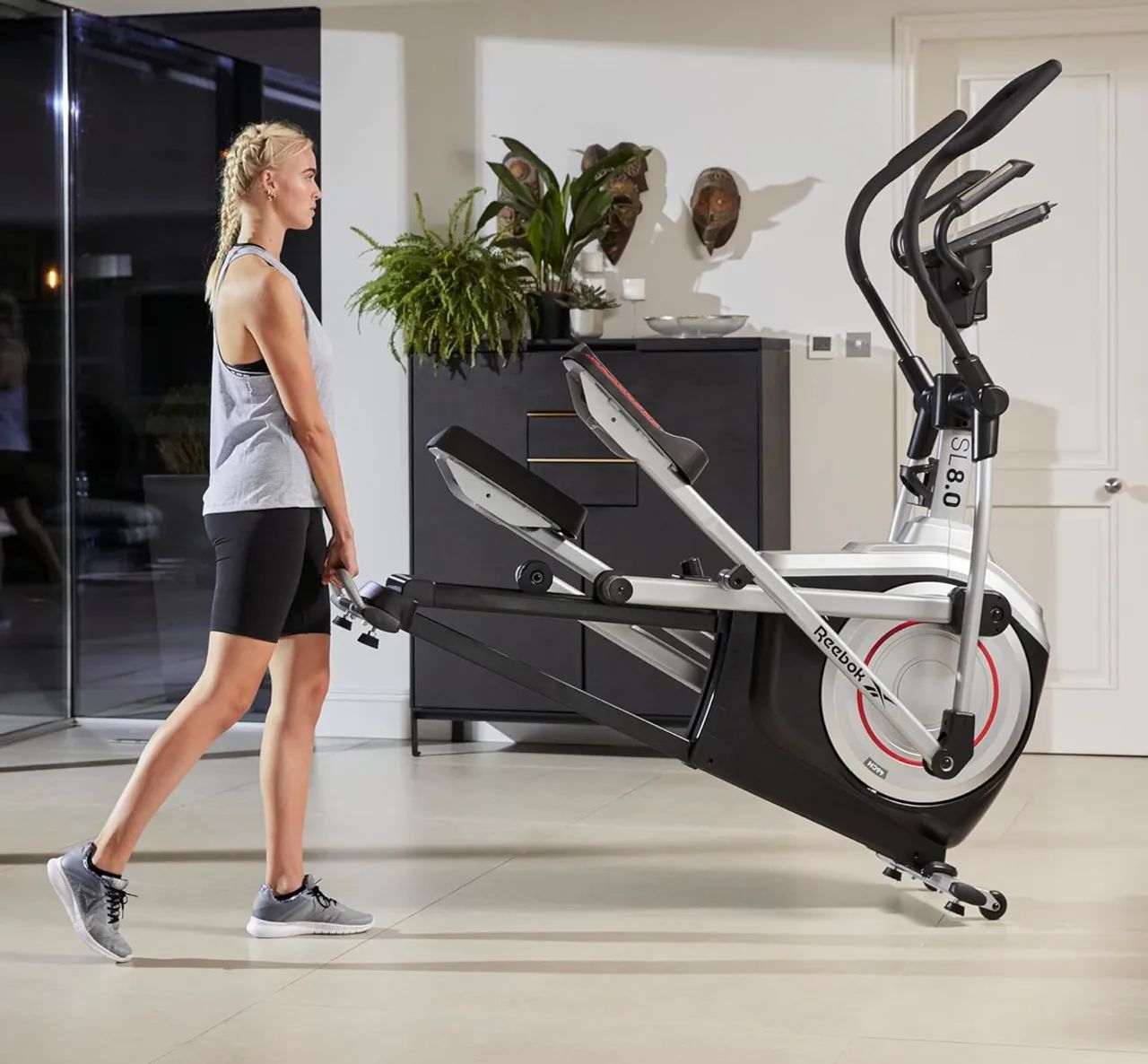 Elíptico Reebok  SK8.0 perfeito p residência